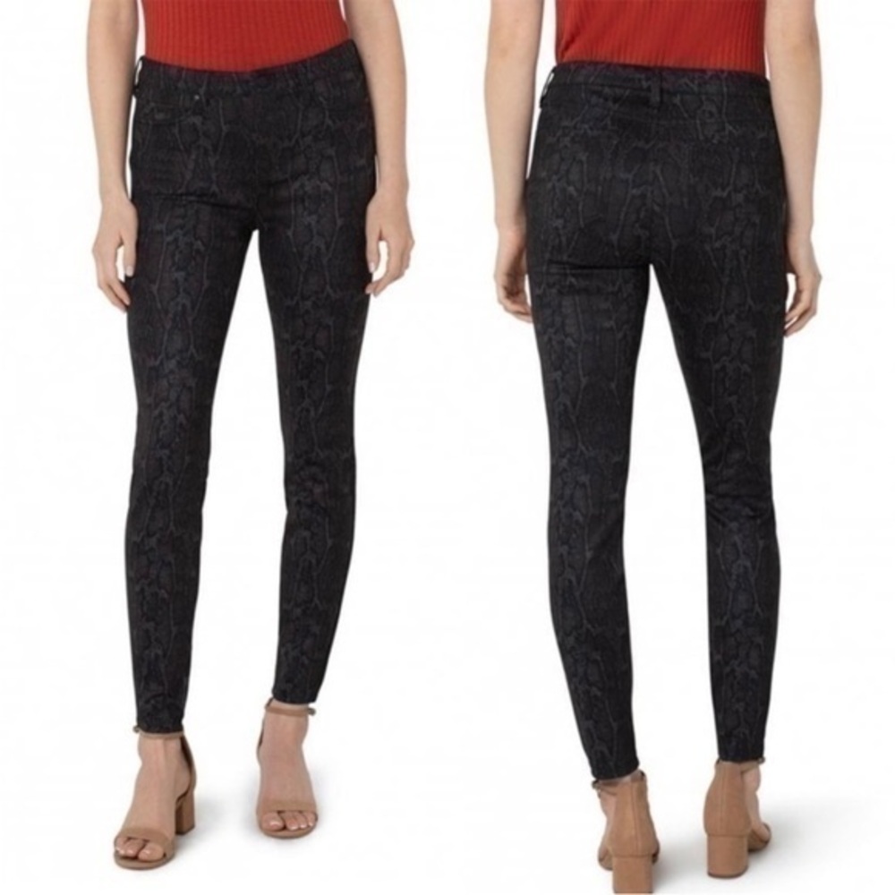 Liverpool python snake print stretch skinny jeans 10/30